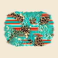 Leopard Turquoise Glitter Background Premium Tee | Teevron