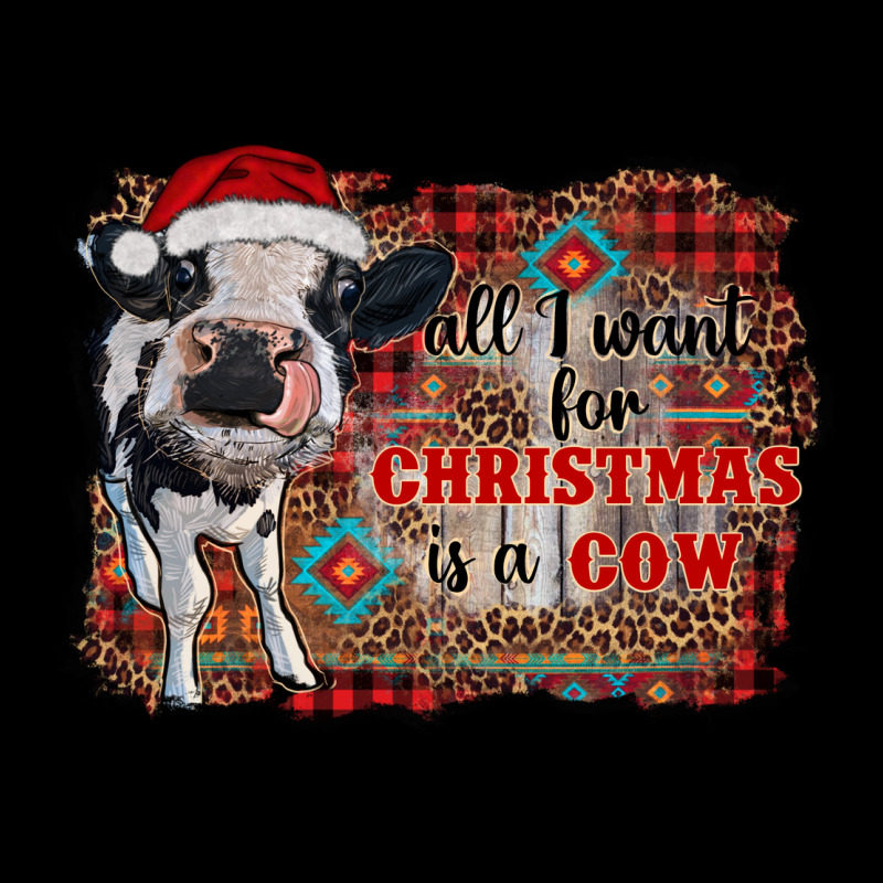 All I Want For Christmas Is A Cow Aztec Heavy Core Tee by RanaPortraitStore | Teevron