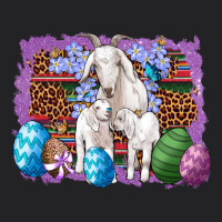 Goat Family Eggs Flowers Leopard Serape Glitter Vintage Tee | Teevron
