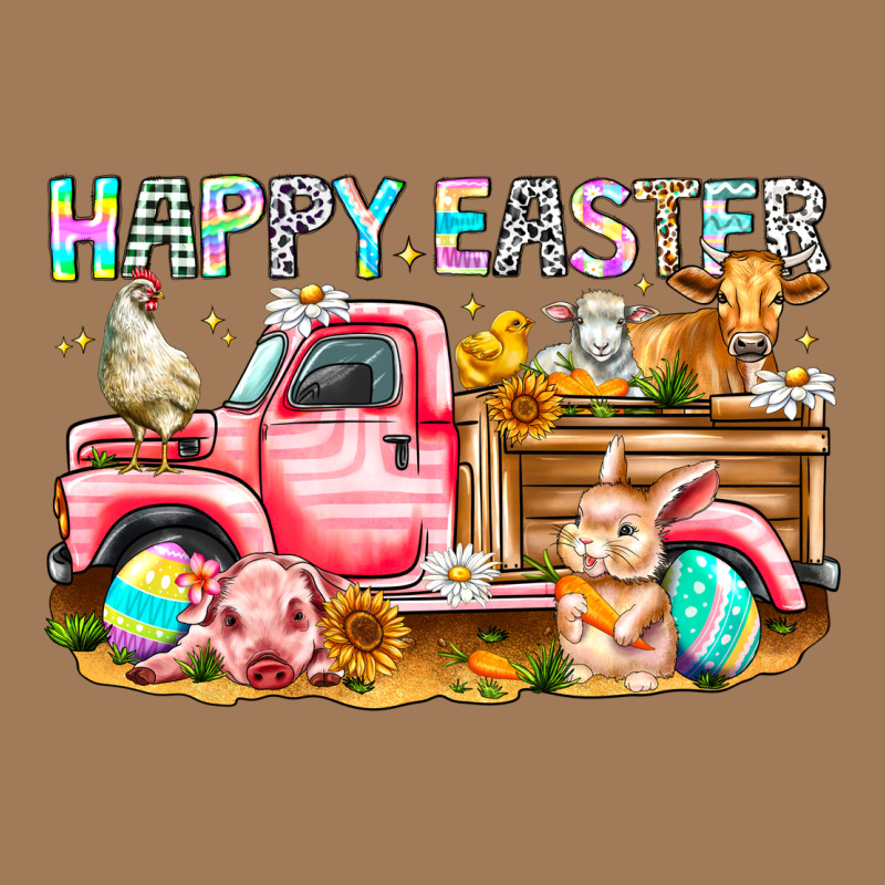 Happy Easter Animal Farm Truck Classic Tee by CowhideDigitalArt | Teevron