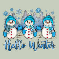 Snowman Hello Winter Long Sleeve Tee | Teevron
