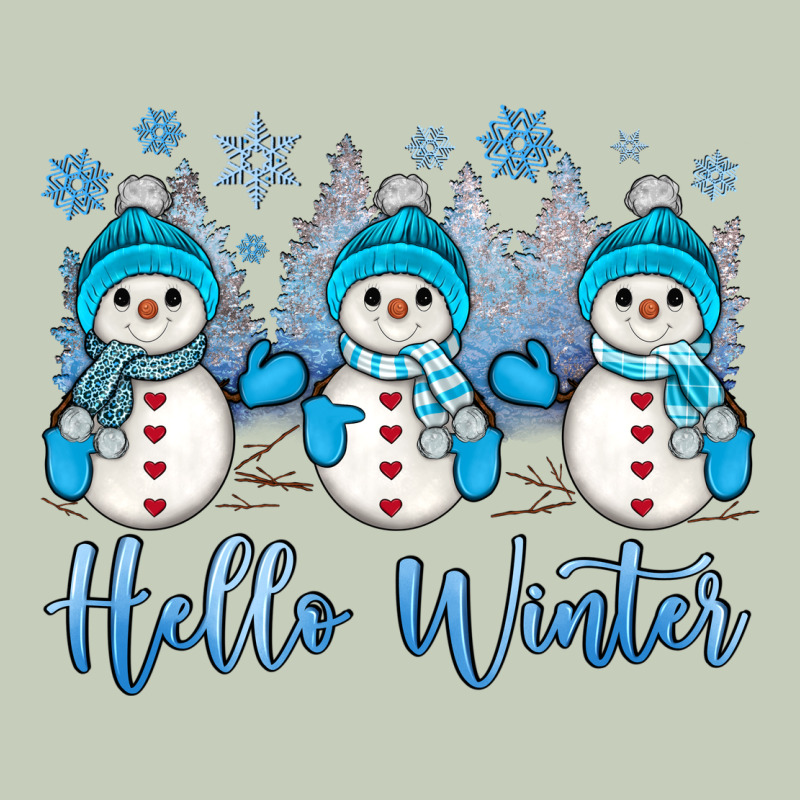 Snowman Hello Winter Long Sleeve Tee by JahusDesignShop | Teevron