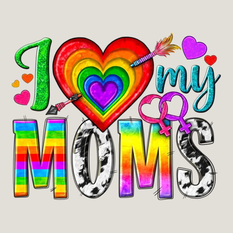 I Love My Moms Heavy Core Tee by texasbilliewilder | Teevron