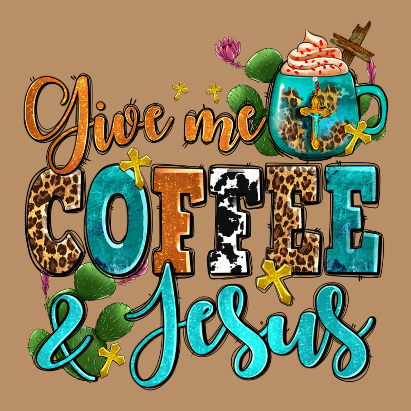 Gıve Me Coffee And Jesus Vintage Hoodie by AdoDesignShop | Teevron