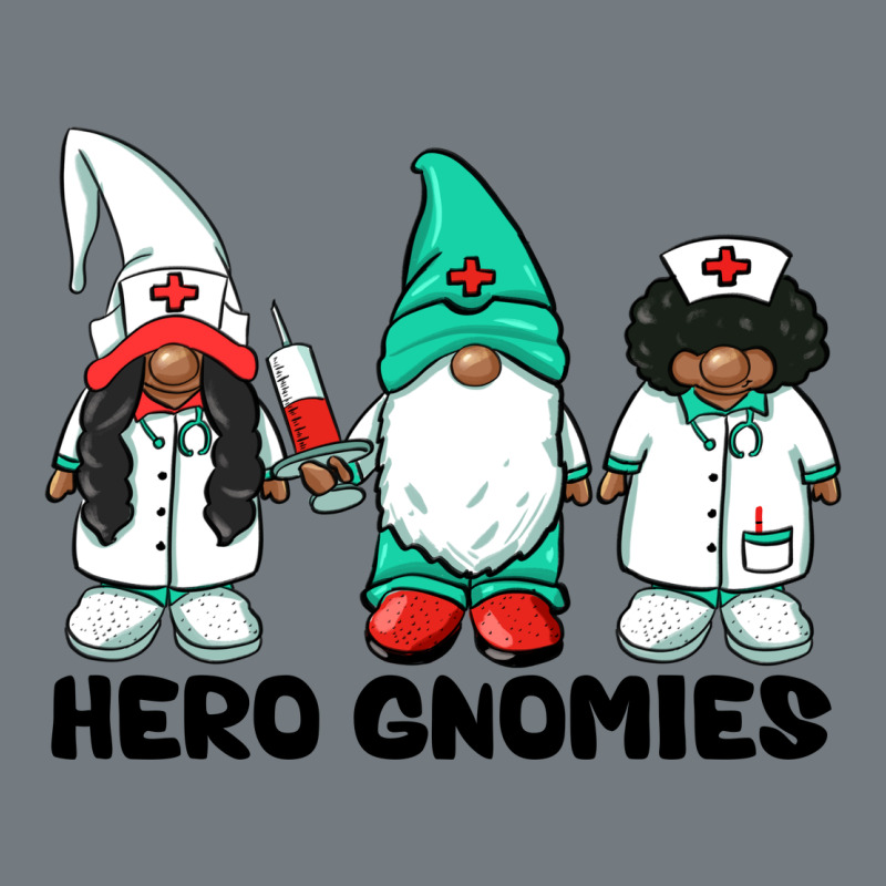 Hero Gnomies African American Nurse Gnomies Medical Gnomies Heavyweight Sweatshirt by BarkalooDesign | Teevron