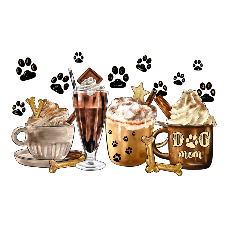 Dog Mom Coffee Lover Coffee Cups Zipper Hoodie by MaliasSmallBusiness | Teevron