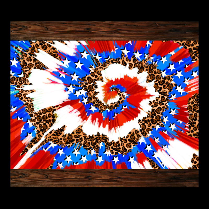 Usa Tie Dye Urban Heavy Tee by AdoDesignShop | Teevron