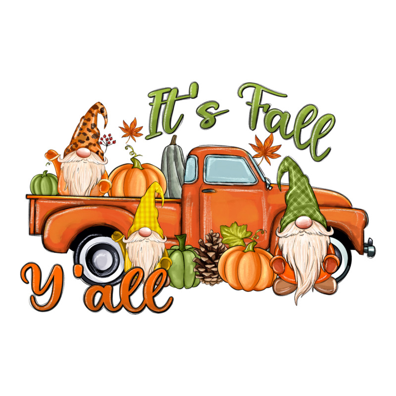 It's Fall Y'all Gnome Zipper Hoodie by MaliasSmallBusiness | Teevron