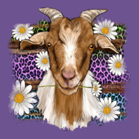Easter Goat Daisys Leopard Wooden Vintage Tee | Teevron
