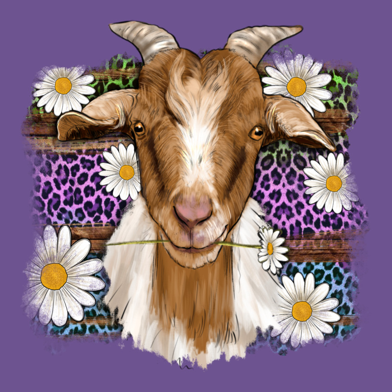 Easter Goat Daisys Leopard Wooden Vintage Tee by Artiststas | Teevron