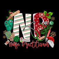 Np Nurse Practitioner Christmas Zipper Hoodie | Teevron