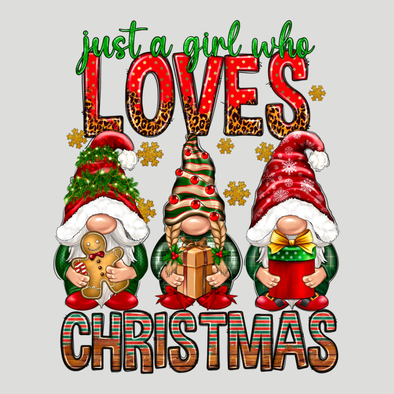 Just A Girl Who Loves Christmas Zipper Hoodie by NancyCooperArtShop | Teevron