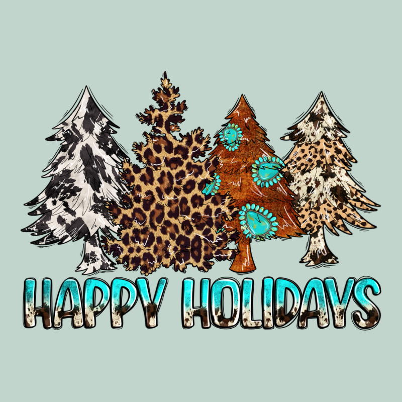 Happy Holidays Trees Zipper Hoodie by MaliasSmallBusiness | Teevron