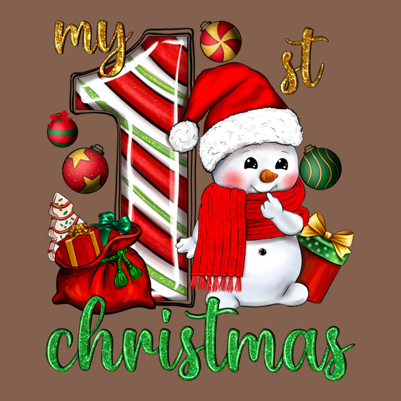 My 1st. Christmas With Cute Snowman Zipper Hoodie by NancyCooperArtShop | Teevron