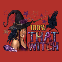 100% That Witch Black Afro Witch Premium Hoodie | Teevron