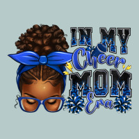 In My Cheer Mom Era Afro Messy Bun Heavy Core Tee | Teevron