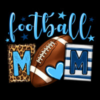 Football Mom Blue Team Color  Mother's Day Urban Hoodie | Teevron