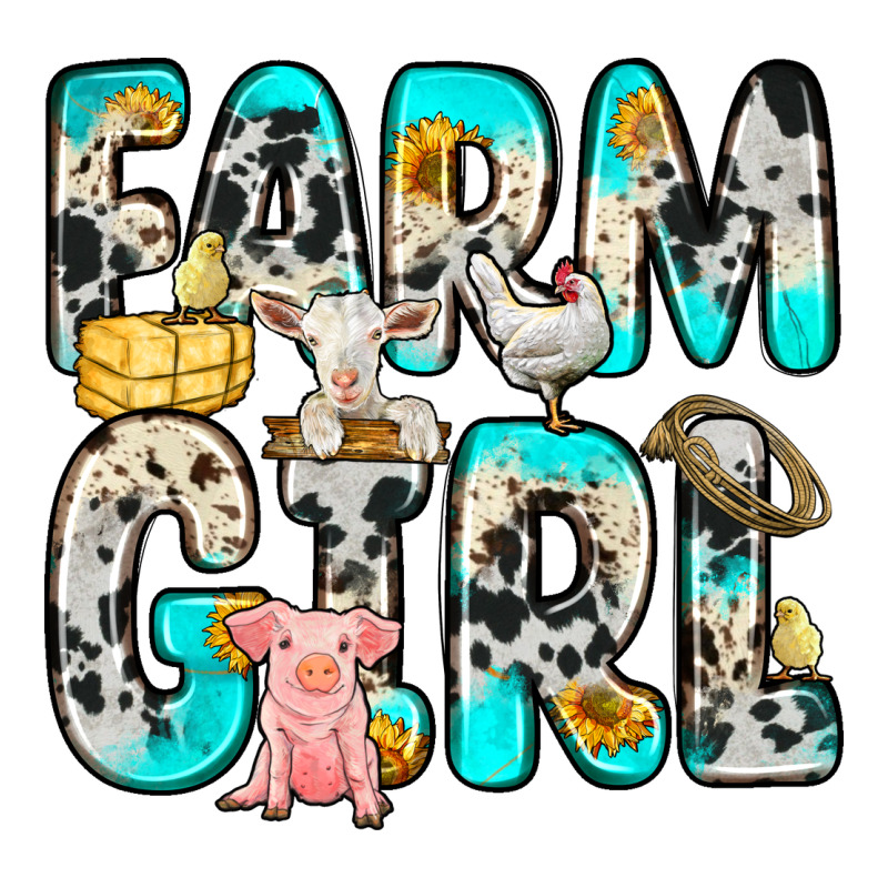 Farm Girl Ladies Tee by Zillion Design Studio | Teevron