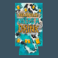 Mama Needs A Drink Slim Can Cooler Mother's Day Urban Hoodie | Teevron