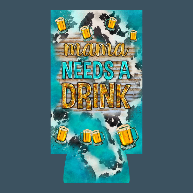 Mama Needs A Drink Slim Can Cooler Mother's Day Urban Hoodie by HowdyJamesFarm | Teevron