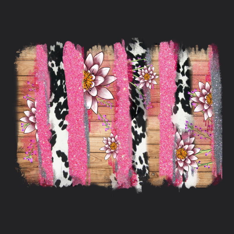 V.d Cow And Lotus Brushstrock Vintage Tee by AdoDesignShop | Teevron