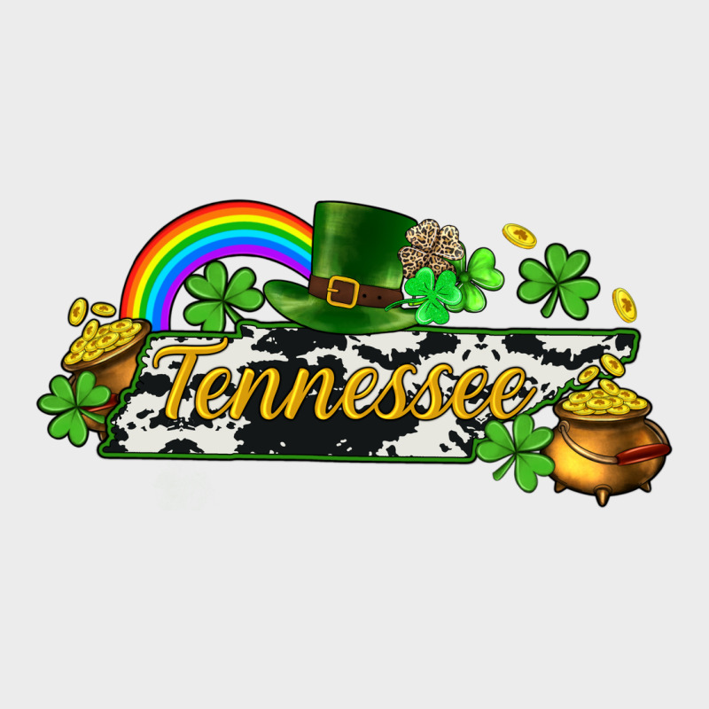 Tennessee Map St. Patrick's Urban Hoodie by CowGirlArtShop | Teevron
