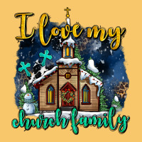 Christmas Church And Snow   ı Love My Church Family Vintage Hoodie | Teevron