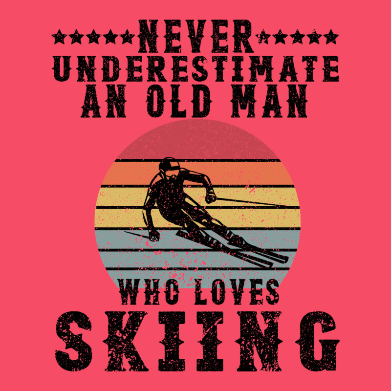 Never Underestimate An Old Man Who Loves Skiing Premium Sweatshirt by Bettercallsaul | Teevron
