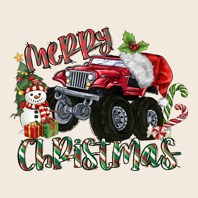 Merry Christmas Monster Truck Zipper Hoodie by MaliasSmallBusiness | Teevron
