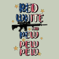 Red White And Pew Pew Pew Long Sleeve Tee | Teevron
