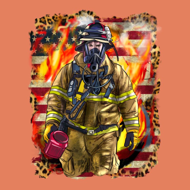Firefighter Fire And American Classic Tee by LillyAllenDesigns | Teevron