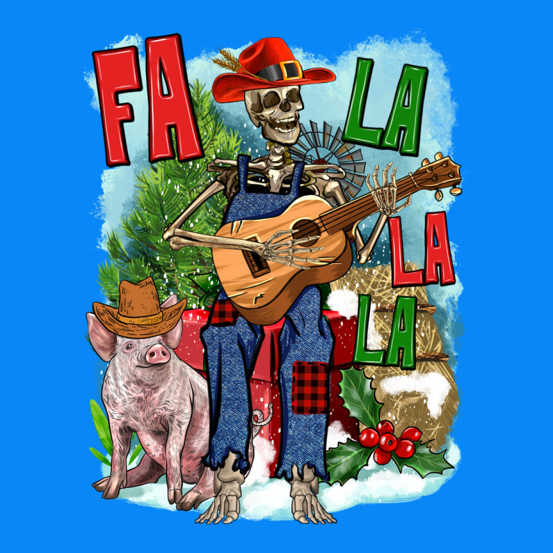 Fa La La La Skeleton Farm Zipper Hoodie by NancyCooperArtShop | Teevron