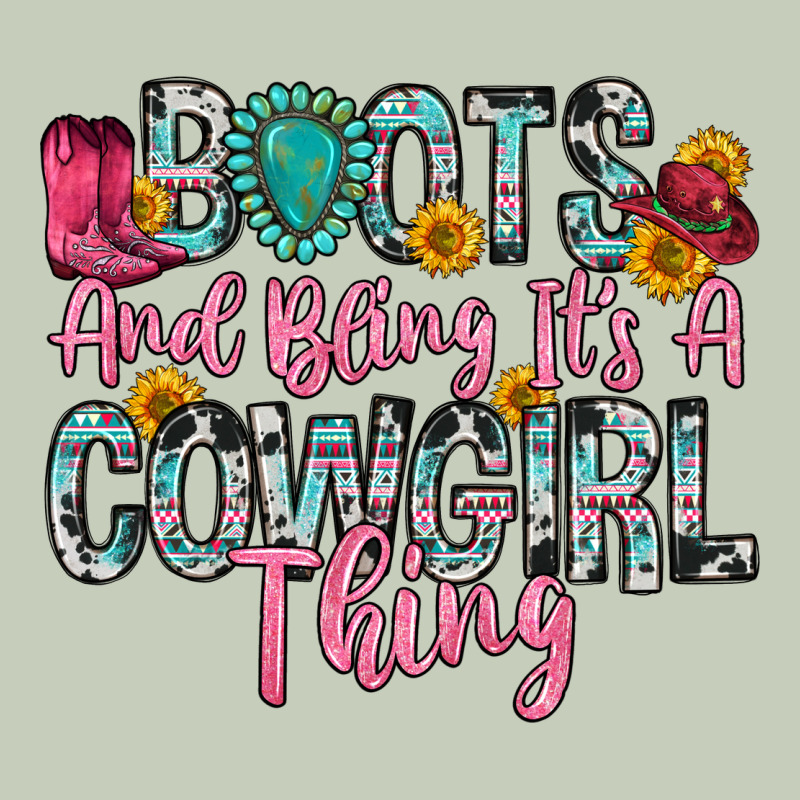 Boots And Bling It S A Cowgirl Thing Ladies Tee by Zillion Design Studio | Teevron