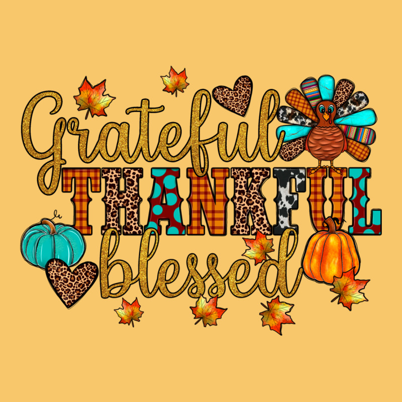 Grateful Thankful Blessed Vintage Hoodie by JahusDesignShop | Teevron