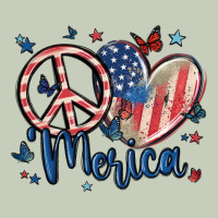 Peace Love 'merica Long Sleeve Tee | Teevron