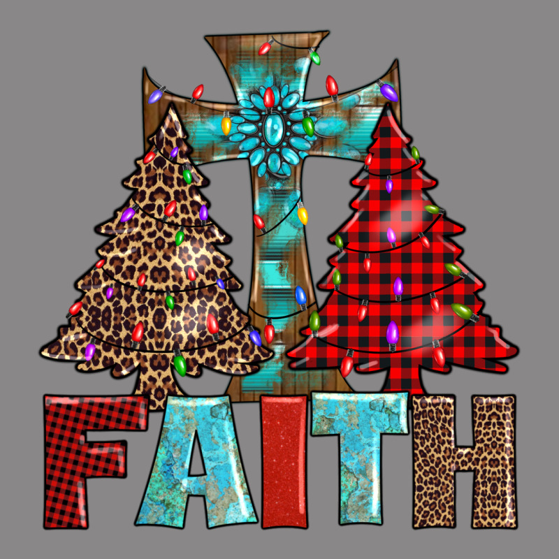 Cross And Christmas Trees Vintage Tee by AdoDesignShop | Teevron