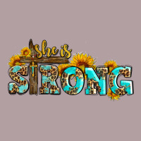 She Is Strong With Cross Vintage Hoodie | Teevron