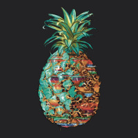 Pineapple Leopar Turquoise Serape Summer Vintage Tee | Teevron