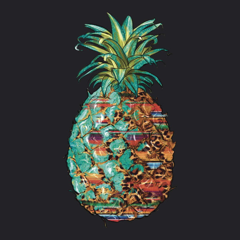Pineapple Leopar Turquoise Serape Summer Vintage Tee by Artiststas | Teevron