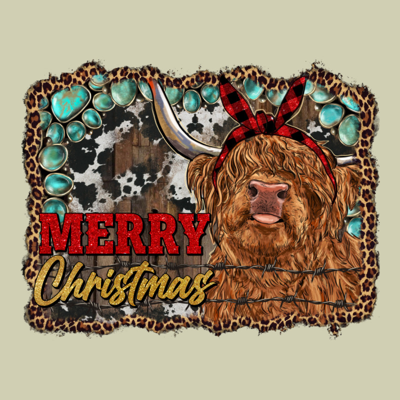 Merry Christmas Highland Cow Heavy Core Tee by RanaPortraitStore | Teevron