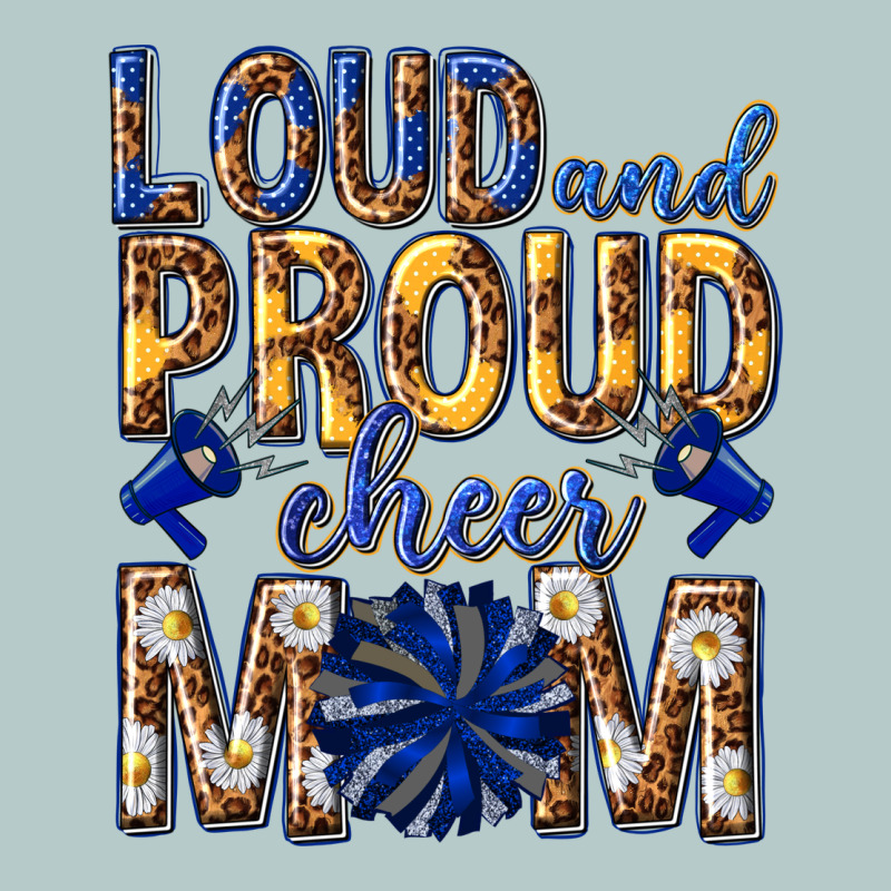Loud And Proud Cheer Mom Heavy Core Tee by texasbilliewilder | Teevron