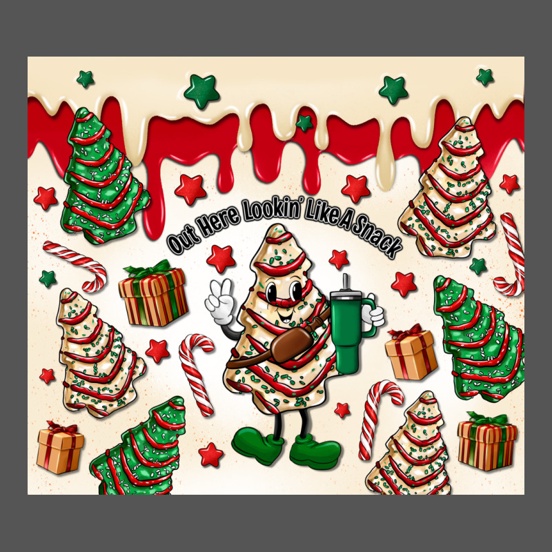 Boojee Christmas Cake Zipper Hoodie by MaliasSmallBusiness | Teevron