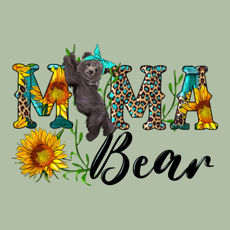 Blue Mama Bear With Cute Bear Urban Heavy Tee by Artiststas | Teevron