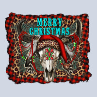 Merry Christmas Bull Skull Premium Sweatshirt | Teevron