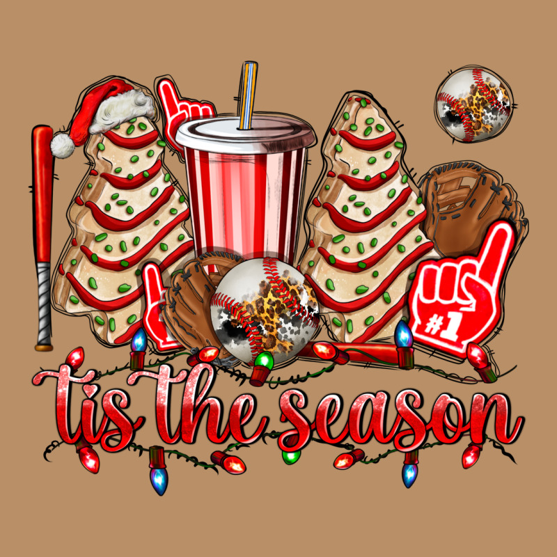 Tis The Season Christmas Tree  Cake Baseball Vintage Hoodie by AdoDesignShop | Teevron