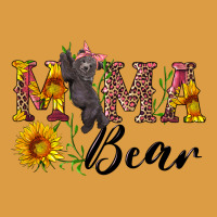 Pink Mama Bear With Cute Bear Urban Heavy Tee | Teevron