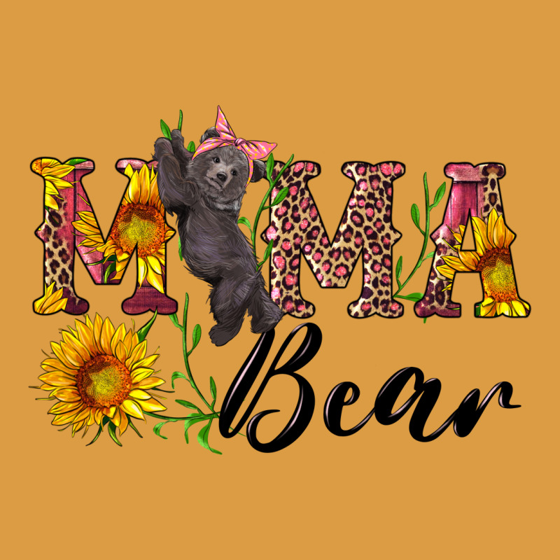 Pink Mama Bear With Cute Bear Urban Heavy Tee by Artiststas | Teevron