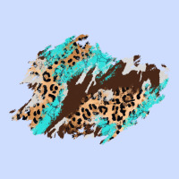 Cowhide Leopard Turquoise Patch Urban Heavy Tee | Teevron
