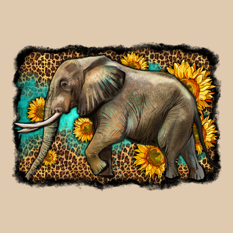 Western Sunflowers Elephant Heavyweight Sweatshirt by LillyAllenDesigns | Teevron
