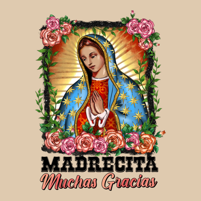 Madrecita Muchas Gracias Lady Of Guadalupe Heavyweight Sweatshirt by BarkalooDesign | Teevron